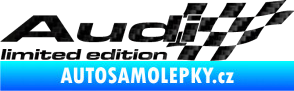 Samolepka Audi limited edition pravá 3D karbon černý
