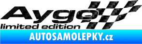 Samolepka Aygo limited edition pravá 3D karbon černý