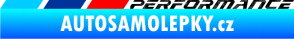 Samolepka BMW M Performance 3D karbon černý
