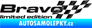 Samolepka Bravo limited edition pravá 3D karbon černý