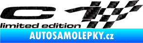 Samolepka C1 limited edition pravá 3D karbon černý