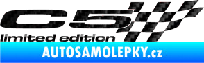 Samolepka C5 limited edition pravá 3D karbon černý
