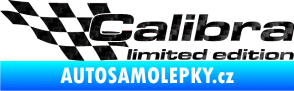 Samolepka Calibra limited edition levá 3D karbon černý