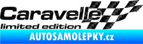 Samolepka Caravelle limited edition pravá 3D karbon černý