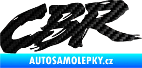 Samolepka CBR 003 3D karbon černý