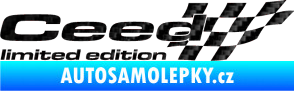 Samolepka Ceed limited edition pravá 3D karbon černý