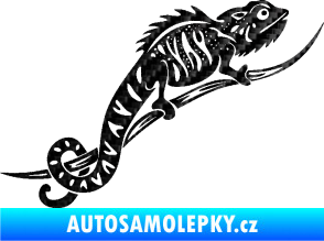 Samolepka Chameleon 003 pravá 3D karbon černý