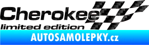 Samolepka Cherokee limited edition pravá 3D karbon černý