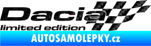 Samolepka Dacia limited edition pravá 3D karbon černý