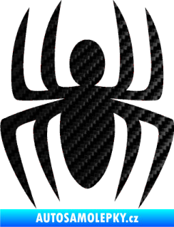 Samolepka Pavouk 005 3D karbon černý