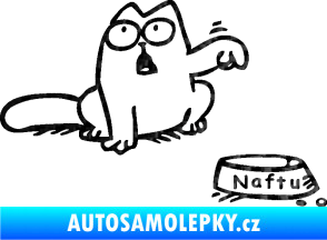 Samolepka Dolej naftu - pravá 3D karbon černý