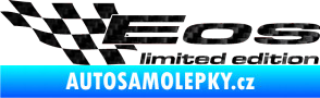 Samolepka Eos limited edition levá 3D karbon černý