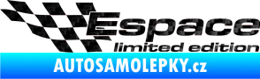 Samolepka Espace limited edition levá 3D karbon černý