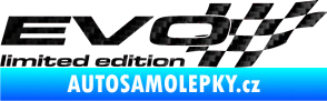 Samolepka Evo limited edition pravá 3D karbon černý