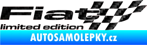 Samolepka Fiat limited edition pravá 3D karbon černý