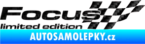 Samolepka Focus limited edition pravá 3D karbon černý