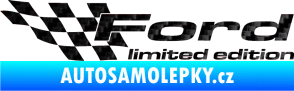 Samolepka Ford limited edition levá 3D karbon černý