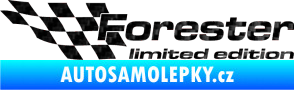 Samolepka Forester limited edition levá 3D karbon černý