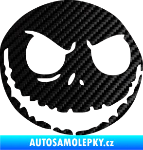Samolepka Halloween 011 pravá 3D karbon černý