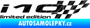 Samolepka i10 limited edition pravá 3D karbon černý