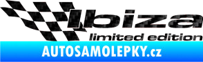 Samolepka Ibiza limited edition levá 3D karbon černý