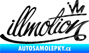 Samolepka Illmotion 3D karbon černý