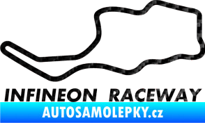 Samolepka Okruh Infineon Raceway 3D karbon černý