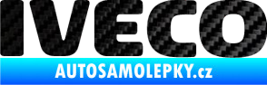 Samolepka Iveco 3D karbon černý