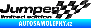 Samolepka Jumper limited edition pravá 3D karbon černý