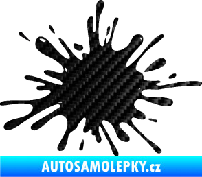 Samolepka Kaňka 002 levá 3D karbon černý