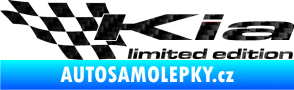 Samolepka Kia limited edition levá 3D karbon černý