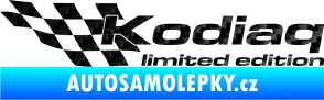 Samolepka Kodiaq limited edition levá 3D karbon černý