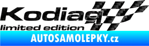 Samolepka Kodiaq limited edition pravá 3D karbon černý