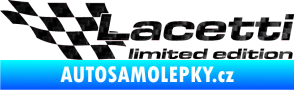 Samolepka Lacetti limited edition levá 3D karbon černý