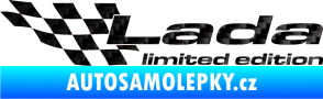 Samolepka Lada limited edition levá 3D karbon černý