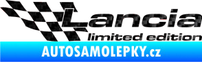 Samolepka Lancia limited edition levá 3D karbon černý
