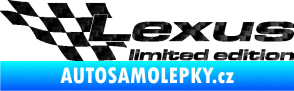 Samolepka Lexus limited edition levá 3D karbon černý