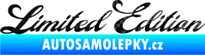Samolepka Limited edition 010 3D karbon černý