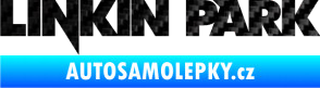 Samolepka Linkin Park 002 3D karbon černý
