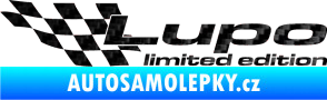 Samolepka Lupo limited edition levá 3D karbon černý