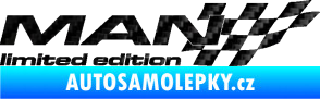 Samolepka MAN limited edition pravá 3D karbon černý