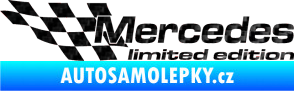 Samolepka Mercedes limited edition levá 3D karbon černý