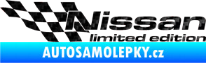 Samolepka Nissan limited edition levá 3D karbon černý