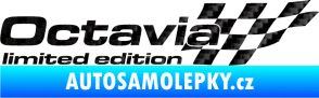 Samolepka Octavia limited edition pravá 3D karbon černý