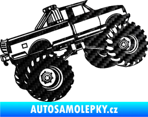Samolepka Off Road 003 pravá 3D karbon černý
