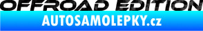 Samolepka Offroad edition 001 nápis 3D karbon černý