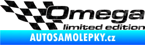 Samolepka Omega limited edition levá 3D karbon černý