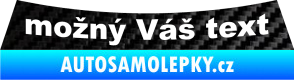 Samolepka Opel Astra G - zadní 3D karbon černý