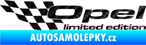 Samolepka Opel limited edition levá 3D karbon černý