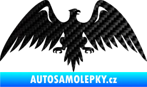 Samolepka Orlice 003 pravá 3D karbon černý